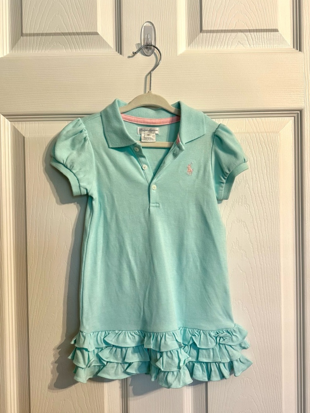 Ralph Lauren Aqua Blue Dress 18 months